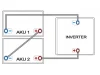 Kabel pro propojení baterií 2x17mm², 25cm, M8 - Obrázek 2