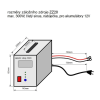Záložní napájecí zdroj 500W 800VA + baterie AGM 65Ah - Obrázek 10