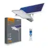 LED solární reflektor 2800lm, dálkové ovládání, VIDEX