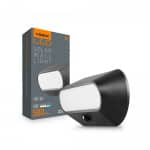 LED solární nástěnné svítidlo s pohybovým senzorem, 500lm, VIDEX