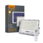 LED solární reflektor, 1000lm, dálkové ovládání