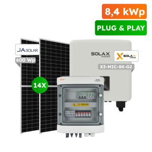 8,4kWp Plug&Play fotovoltaický set, On-grid SolaX