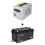 Záložní napájecí zdroj 500W 800VA + baterie AGM 33Ah