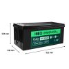 Baterie AGM VRLA 12V 200Ah Greencell IP54 2,4kWh - Obrázek 2