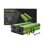 Měnič napětí a nabíječka baterií, UPS, 12V/1000W, čistý sinus