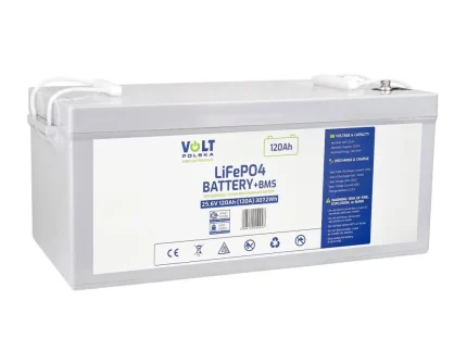 3LiFePO4 baterie 25,6 V, 120 Ah (3072 Wh)