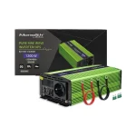 Měnič napětí a nabíječka baterií, UPS, 12V/600W, čistý sinus