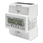 Trojfázový měřič spotřeby energie na DIN lištu, 400V, 100A