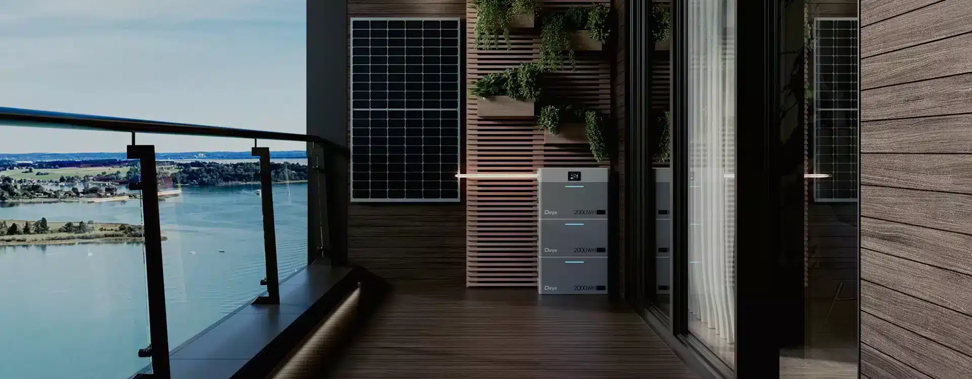 Deye balkónová elektráreň s úložiskom AE-FS2.0-2H2 - pozadie