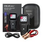 Qoltec digitální tester baterií 3v1 s LCD| 6V | 12V | 24V | 30Ah - 200Ah České menu