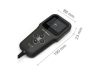 Qoltec digitální tester baterií 3v1 s LCD| 6V | 12V | 24V | 30Ah - 200Ah České menu - rozměry