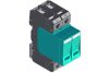 Svodič přepětí AC T1+T2 Kiwa 81.002 2P 280V/12,5kA - přední pohled