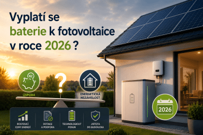 Vyplatí se baterie k fotovoltaice v roce 2026