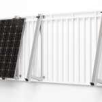 Balkonová konstrukce – trojúhelník 15° pro solární panely