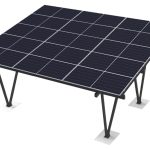 Hliníkový přístřešek pro 2 auta VV 15 FV panelů RAL 7016 - s panely