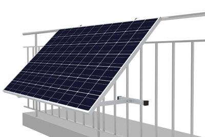 Nastavitelná balkónová konstrukce pro fotovoltaické panely